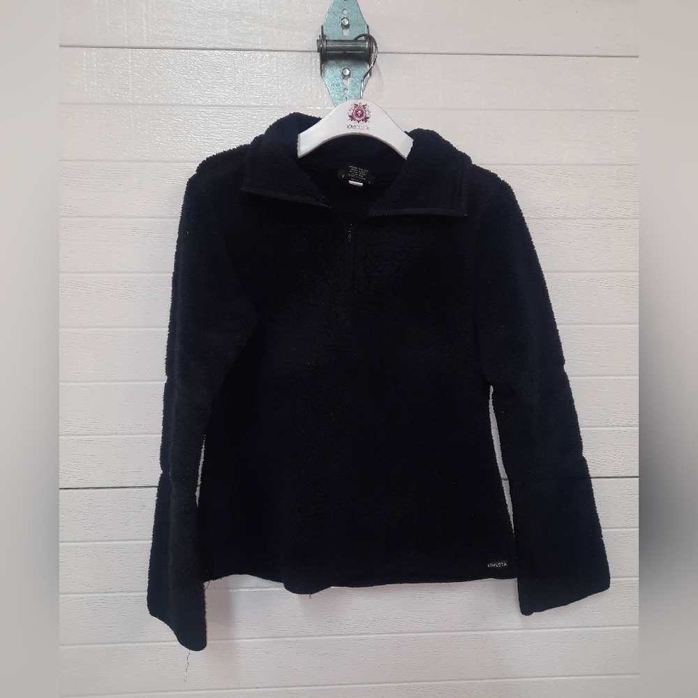 Athleta Black Quarter Zip
